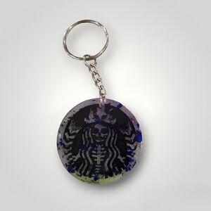 Starbucks Skelton Coffee keychain (Z141)